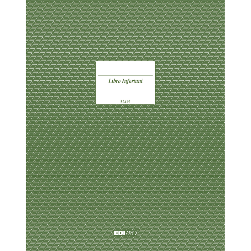 REGISTRO INFORTUNI 31X24,5 15PAG. E2419