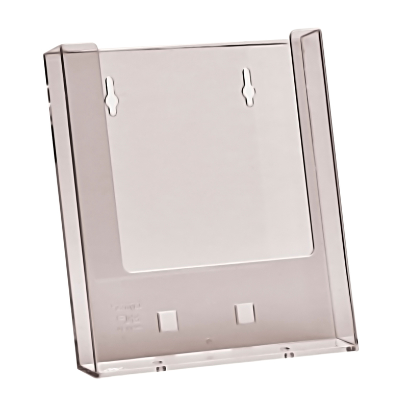 PORTA DEPLIANT A5 DA PARETE TRASPARENTE