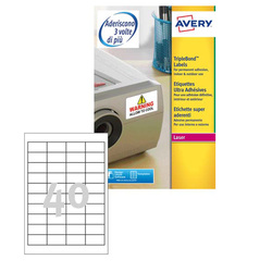 Poliestere adesivo extra L6140 bianco 20fg 45