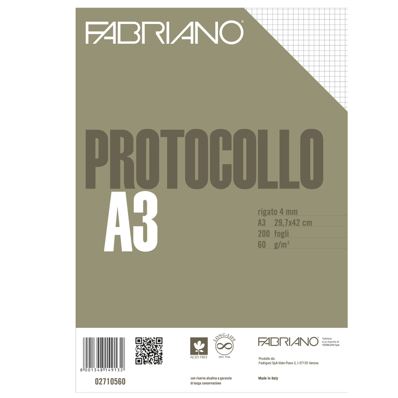 Protocollo 4mm 200fg 60gr f.to A3 chiuso (21x29