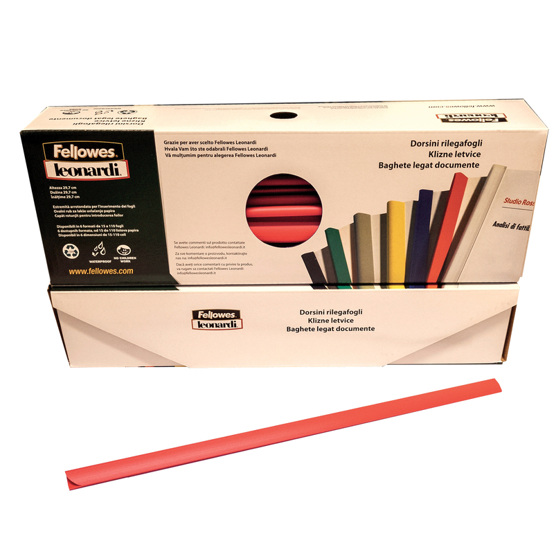 SCATOLA 50 DORSETTI 8MM ROSSO TONDO