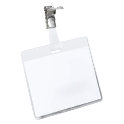 5 PORTABADGE IN PVC 60X90MM C/CLIP IN METALLO DURABLE