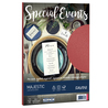 Carta metallizzata SPECIAL EVENTS A4 20fg 120gr rosso FAVINI