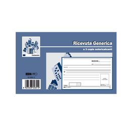 BLOCCO RICEVUTE GENERICHE 33FOGLI 3 COPIE AUTORIC. 9