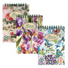BLOCCO SPIRALE 5MM A5 80GR 50FG PIGNA NATURE FLOWERS