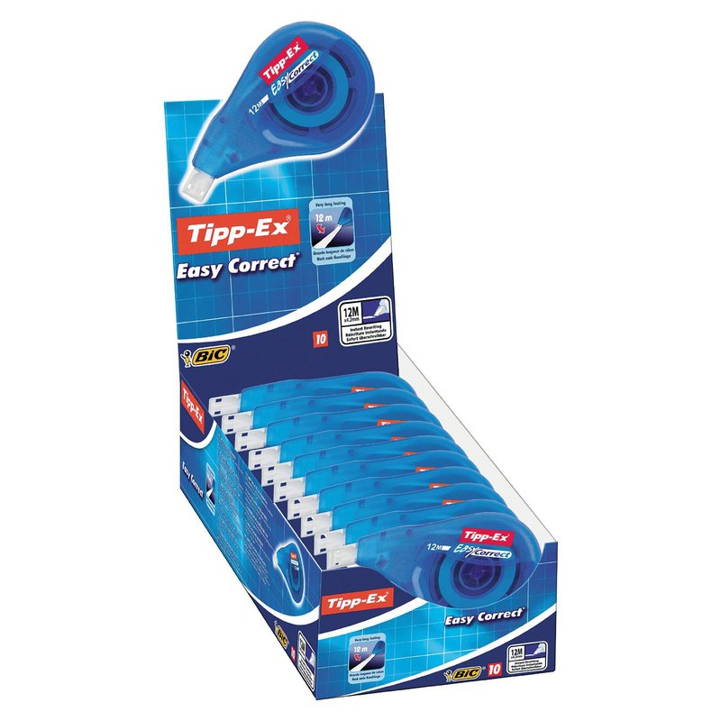 SCATOLA 10 CORRETTORI A NASTRO Easy Correct TIPP-EXÂ®