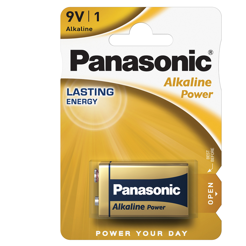 BLISTER PILA TRANSISTOR 9V ALKALINE PANASONIC