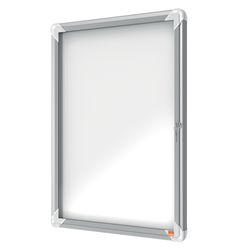 BACHECA PER ESTERNI BIANCA MAGNETICA 4XA4 VERTICALE NOBO