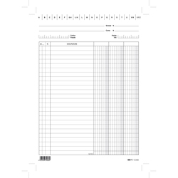 100 SCHEDE 3 COLONNE VERTICALE 24X17CM E3406 EDIPRO