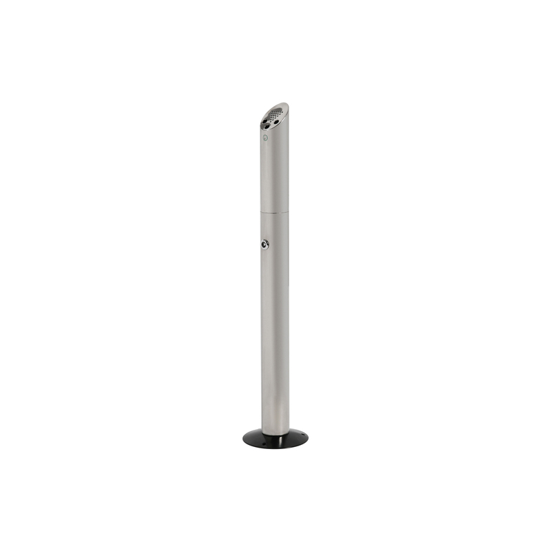 PORTACENERE INOX CON BASE H 92CM