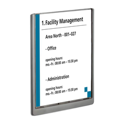 TARGA FUORI PORTA CLICK SIGN 210x297MM (A4) DURABLE