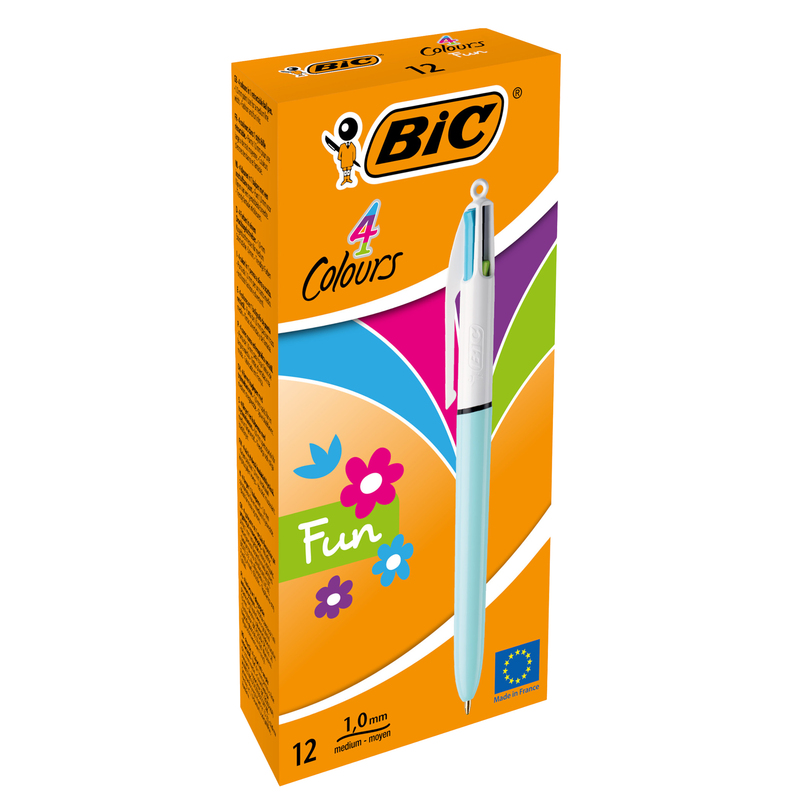 Scatola 12 penna sfera scatto 4 COLOURSÂ FUN 1