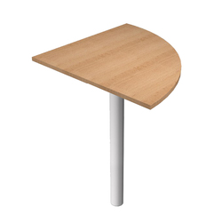 ANGOLARE 90Â° FAGGIO + GAMBA SUPPORTO GRIGIO ALL. x SCRIVANIE EASY