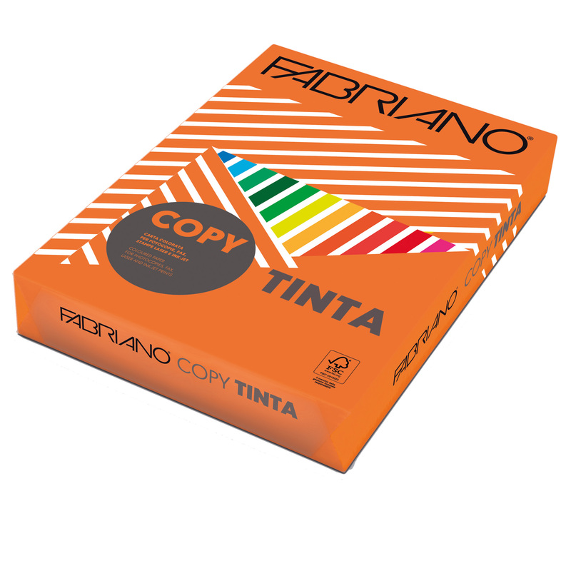 CARTA COPY TINTA A3 160gr 125fg col.forti ARANCIO FABRIANO