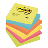 BLOCCO 100foglietti Post-itR 76x76mm 654-TFEN ENERGY 72GR ASSORTITO