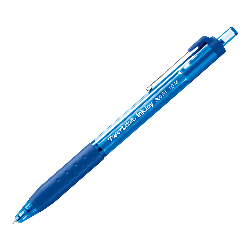 Penna sfera scatto INKJOY 300RT 1,0mm blu PAPERMATE