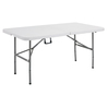 TAVOLO RETTANGOLARE PIEGHEV. IN PLASTICA 152x76cm - H74cm