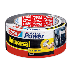 NASTRO ADESIVO 25mtx50mm NERO tesaR Extra Power Universal