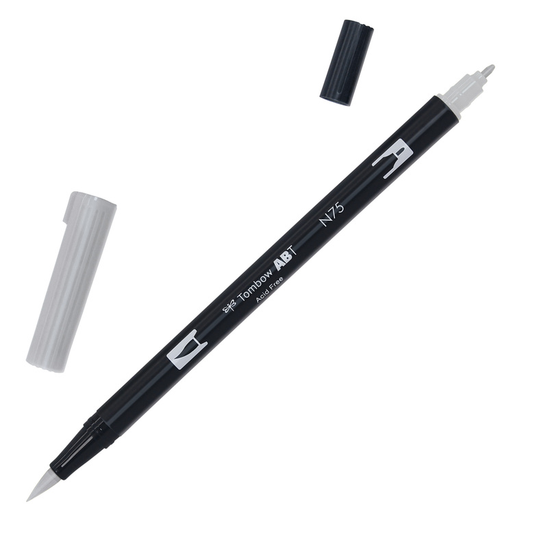 Pennarello Tombow ABT Dual Brush n75 Cool Gray 3