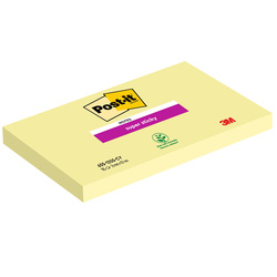 BLOCCO 90foglietti Post-itÂ® SuperSticky Giallo CanaryÂ 76x127mm 655-12SS-CY