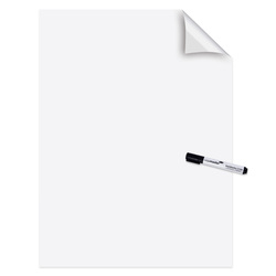 ROTOLO 25FG ELETTROSTATICI 60x80CM BIANCO LUCIDO MAGIC CHART Legamaster
