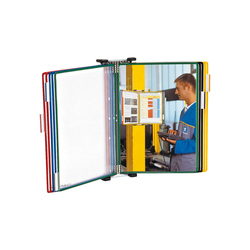 LEGGIO DA MURO CON 10 TASCHE PVC COLORI ASS. T-Technic Djois