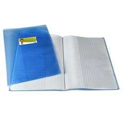 COPRIMAXI PPL LISCIO TRASPARENTE BLU C/ALETTE E PORTAETICHETTA SEI ROTA