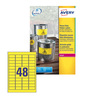 Poliestere adesivo L6103 giallo fluo 20fg A4 45