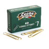 SCATOLA 40 FERMAGLI N.7 MM75 SUPER GIGANTI OTTONATI LEONE