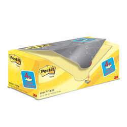 VALUE PACK 16+4 BLOCCO 100fg Post-itÂ® Giallo CanaryÂ 76x76mm 72GR 654CY-VP20