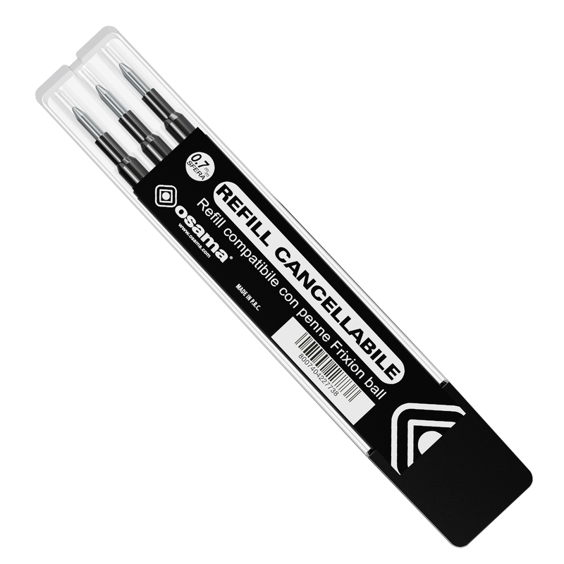 Set 3 refill inchiostro gel RiSCRIVI cancellabile 0