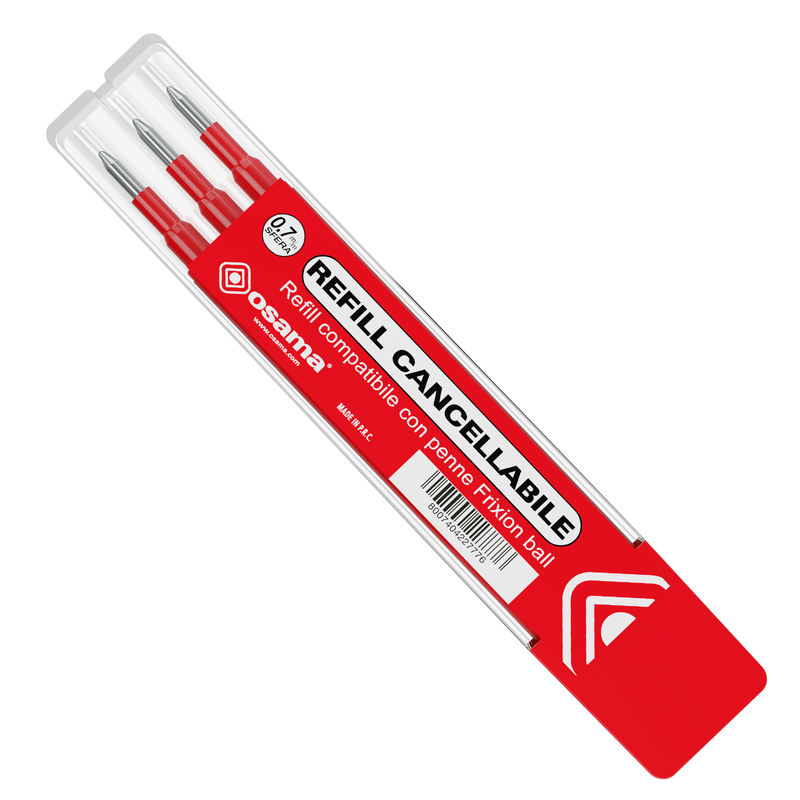 Set 3 refill inchiostro gel RiSCRIVI cancellabile 0