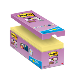 VALUE PACK 14+2 BLOCCO 90fg Post-itÂ® Super Sticky Giallo CanaryÂ 76x76mm