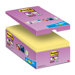 VALUE PACK 14+2 BLOCCO 90fg Post-itÂ® Super Sticky Giallo CanaryÂ 76x127mm