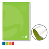 BLOCCO NOTES COLLATO lato corto A4 90gr 80fg bianco copertina 250gr BM