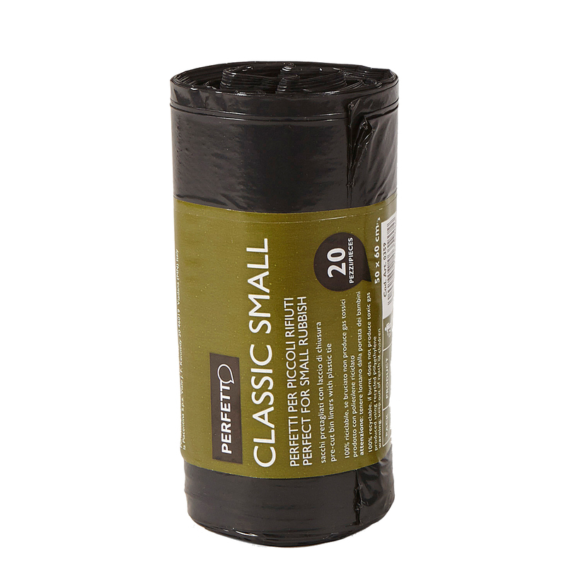20 SACCHI RIFIUTI 50X60CM-30Lt 10Âµ NERO Classic