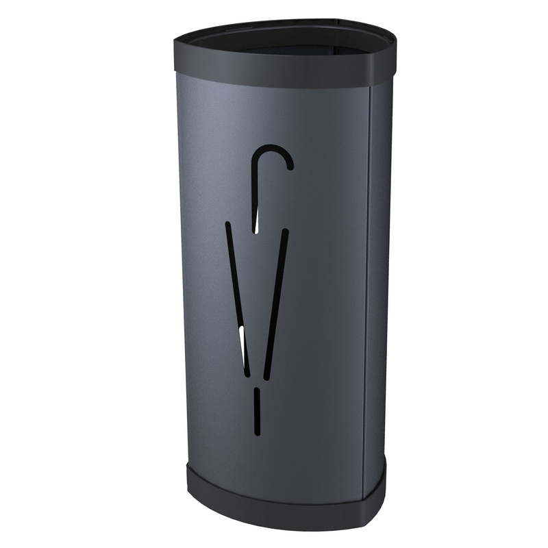 PORTAOMBRELLI in METALLO NERO H60cm Alba