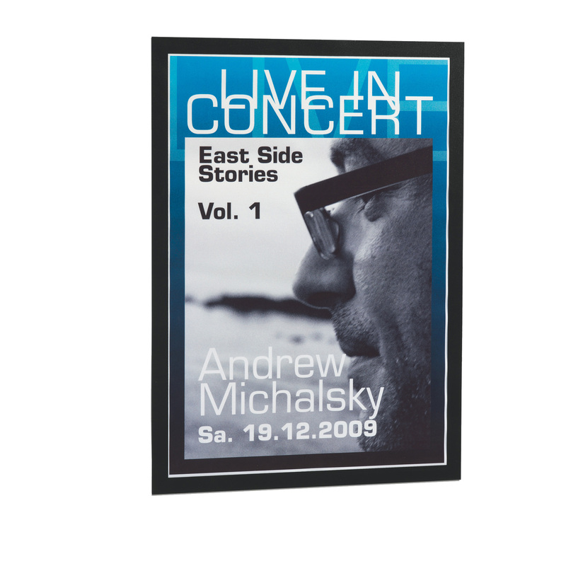 Cornice espositiva adesiva DuraframeR A3 29,7x42cm nero DURABLE