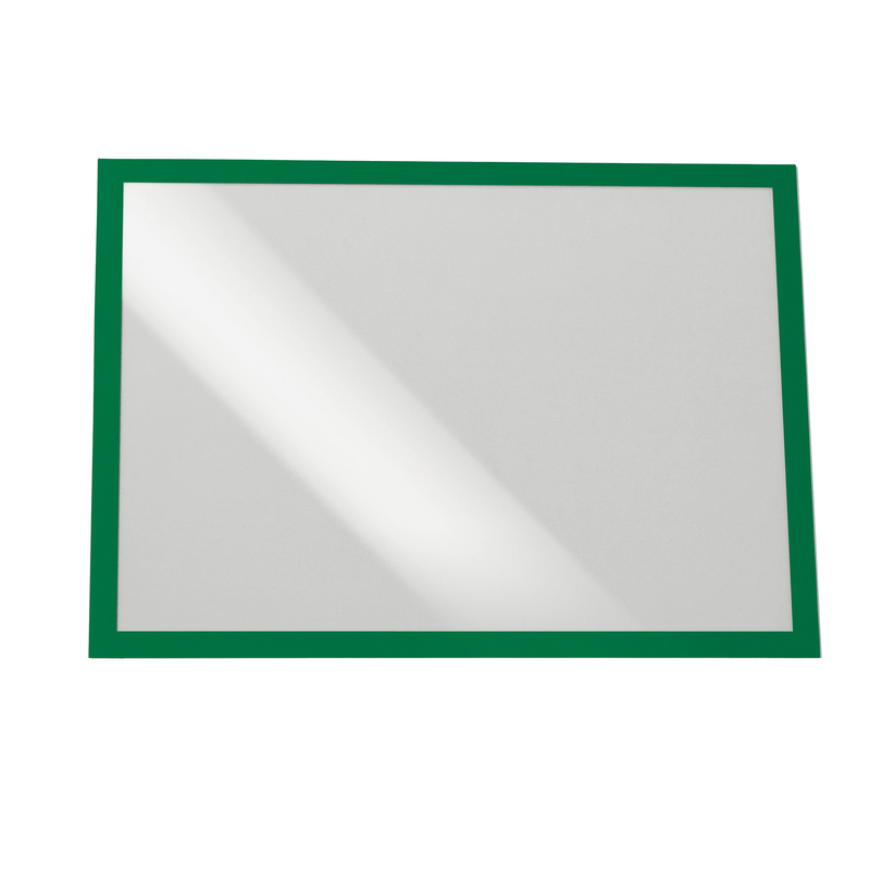 Cornice espositiva adesiva DuraframeR A3 29,7x42cm verde DURABLE
