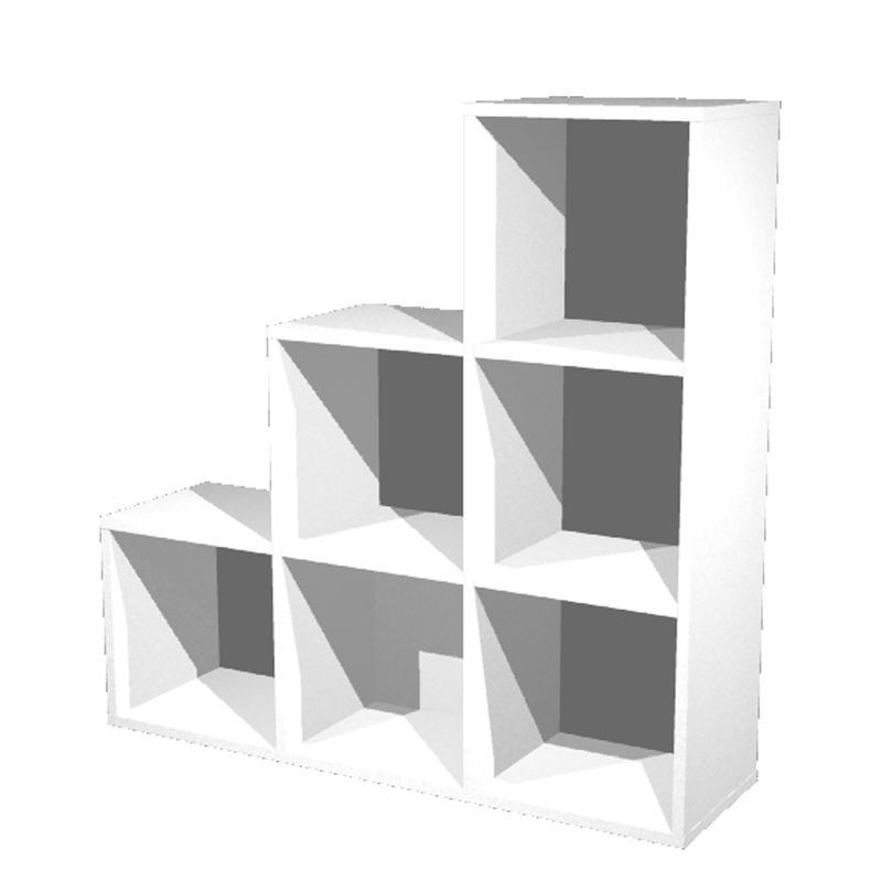 LIBRERIA 6 CASELLE a SCALARE 104x29