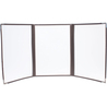 Set 3 Porta Menu' Crystal BR3 TRIPLO (per 6 FOGLI A4)