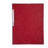 CARTELLA CON ELASTICO 24x32CM ROSSO CILIEGIA CARTONCINO LUSTRE' 425gr
