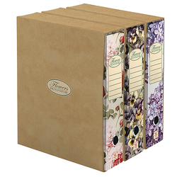 Registratore protocollo D.8cm con custodia Pigna Nature Flowers