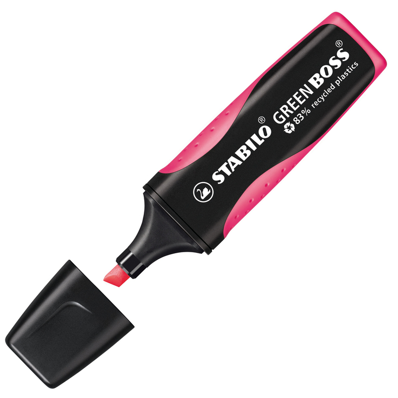 Evidenziatore STABILOR GREEN BOSSR 83recycled ROSA