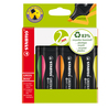 ASTUCCIO 4 EVIDENZIATORE STABILOR GREEN BOSSR 83recycled assortiti