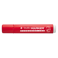 MARCATORE TRATTO MARKER ROSSO P.TONDA