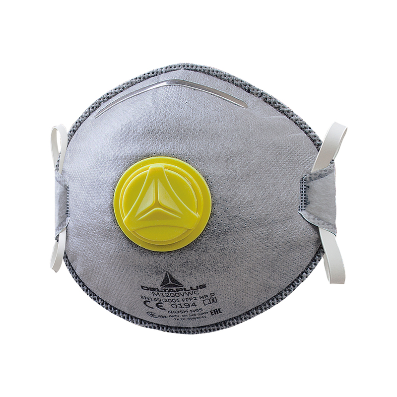 Scatola 10 MASCHERINE FILTRANTI FFP2 con valvola vapori organici