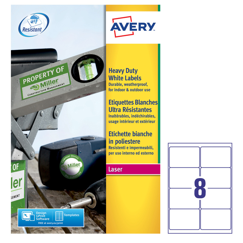 Poliestere adesivo L4715 bianco 20fg A4 99