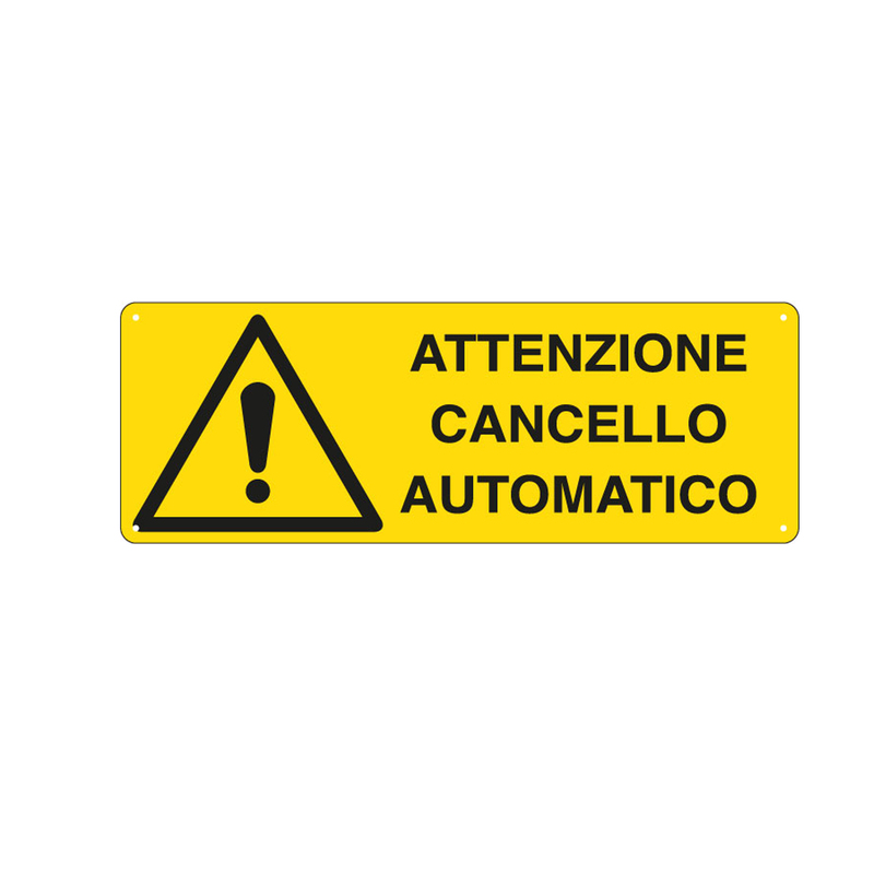 CARTELLO ALLUMINIO 35x12