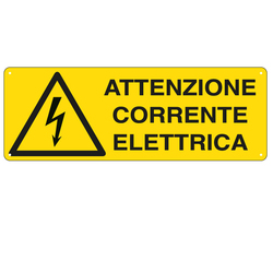 CARTELLO ALLUMINIO 35x12